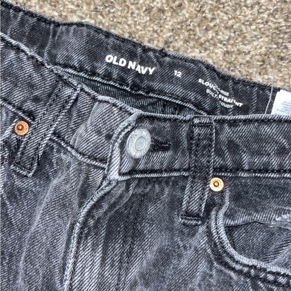 Old Navy Charcoal Denim Jeans!! selling these for 10 bucks